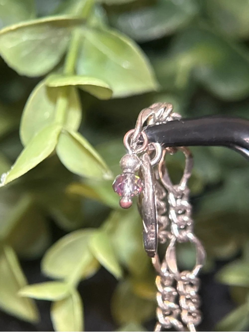 Brighton Two-Tone Silver Bracelet with Live From The Heart Gold Heart Charm‎